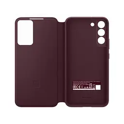 Чохол до мобільного телефона Samsung Smart Clear View Cover Galaxy S22 Plus Burgundy (EF-ZS906CEEGRU) - мініатюра 4