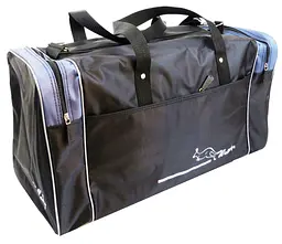 Сумка в дорогу Wallaby 340-3 38L Чорна із сірим