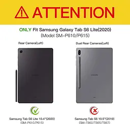 Чохол для клавіатури для Samsung Galaxy Tab S6 Lite 10.4" 2020 (Модель: SM-P610 / SM-P615) - мініатюра 4