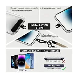 Чохол до мобільного телефона Dengos Case + Cross-body Strap OPPO A6x/A6k 4G Purple+Purple (DG-KM-CCRB-59) - мініатюра 4