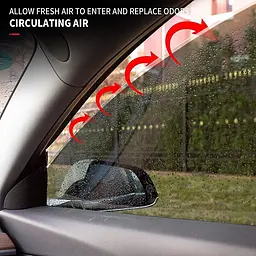 Дефлектори вікон вітровики Benke для Tesla Model 3 2017- Premium (BTSM31923) - мініатюра 8