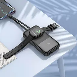 Портативна батарея Powerbank Hoco Q28 Victory 22.5W+PD20W 10000mAh Black - мініатюра 7