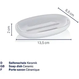 Мильниця Kela Isabella 13.5х8.5х2 см зелене листя (22005) - мініатюра 2