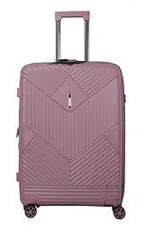 Валіза великий L поліпропілен Airtex 639 78×50×31см 114л Рожеве золото