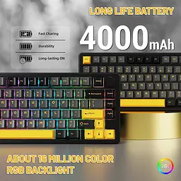 Клавіатура Attack Shark X86 RGB Custom Matcha Switch Starry Black (AS-6972792471426-SB-UA) [166723] - мініатюра 10