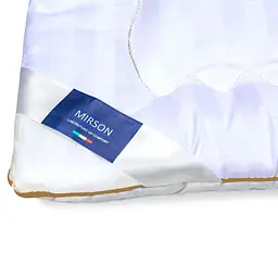Ковдра вовняна MirSon Royal Pearl Premium Italy Hand Made №0346, демісезонна, 220x240 см, біла - мініатюра 3