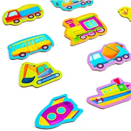 Набір магнітів Vladi Toys Maxi Транспорт 17 шт. VT3106-26 - мініатюра 3