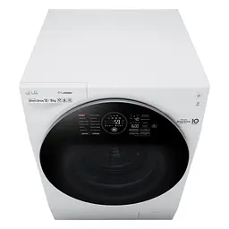 Прально-сушильна машина LG FH6G1BCH2N, 12кг (8кг), 1600, A, Пар, глибина 64см, Дисплей, Інвертор, Білий (FH6G1BCH2N) - мініатюра 6