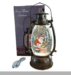 Новорічний нічник вінтажний ліхтар XMAS WDL-24028A (47692-10091_818) - мініатюра 2