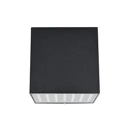 Підсвітка Brille фасадна Куб LED 6W WW IP54 BK (AL-622/2)