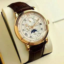 Водостійкий механічний годинник Borman Club golden - мініатюра 4