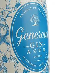 Джин Generous Gin Azur 40% 0.7 л - мініатюра 3