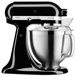 Кухонна машина KitchenAid Artisan 4,8 л 5KSM175PSEOB з відкидним блоком чорний