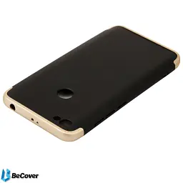 Панель BeCover Super-protect Series для Xiaomi Redmi Note 5A Black-Gold (701869) - мініатюра 3