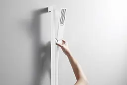 Душова штанга Hansgrohe Unica Puro E 65 см зі шлангом matt white 24404700 - мініатюра 2