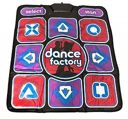 Танцювальний килимок X-TREME Dance PAD Platinum для PC (4 жовтогарячих, 4 фіолетові стрілки) килимок для танців - мініатюра 6