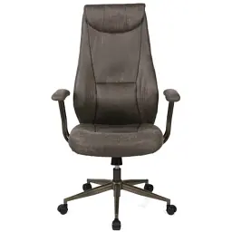 Офісне крісло Аклас Булат R-SR (Штучна замша 02 Dark gray) (00172366) - мініатюра 2