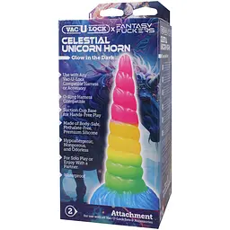 Фалоімітатор Doc Johnson Vac-U-Lock Fantasy Fuckers Celestial Unicorn Horn