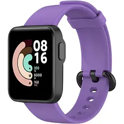 Ремінець DK Silicone Sport Band Classic для Xiaomi Mi Watch Lite (011912) (viola) - мініатюра 2