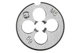 Плашка ручна кругла метрична Intertool M5 х 0.8 - мініатюра 2