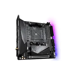 Материнська плата GIGABYTE B550I AORUS PRO AX - мініатюра 3