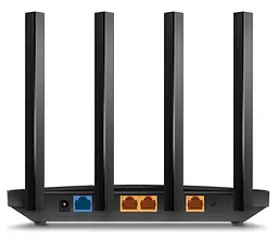 Роутер TP-LINK Archer AX12, Wi-Fi 802.11ax, до 1501 Mb/s, 2.4/5GHz, 3 LAN 10/100/1000 Mb/s, RJ45 10/100/1000Mb/s (GE), 4 зовнішні анте - мініатюра 3