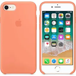 Чохол Apple Silicone Case iPhone 8/7 peach (OEM) - мініатюра 2