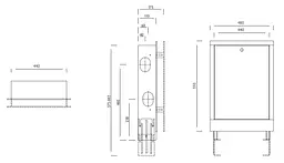 Шафа для колектора внутрішня IFRATHERM SP-1 480х440-575-110х175 мм 30412 - мініатюра 5