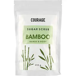 Цукровий скраб для рук і тіла Courage Sugar Scrub Bamboo 250 г