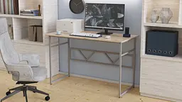 Комп'ютерний стіл Ferrum-decor Раян 75x100x70 сірий ДСП Дуб Сан-Марино 16мм (FRD-101624) - мініатюра 5