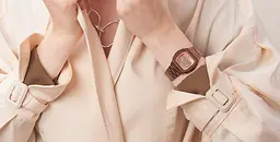 Жіночі вінтажні наручний годинник Casio оригінал Японія Collection A1000RG-5EF зі сталевим браслетом - мініатюра 5
