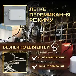 Гірлянда-нитка GarlandoPro 218 LED довжина 22 м, білий (M500LEDW) - мініатюра 5