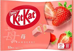 Батончики KitKat Strawberry Mini 10 pcs 113 г