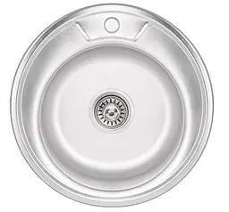 Кухонна мийка Brinex 490-A 0.6 мм, врізна BRIN490SAT06