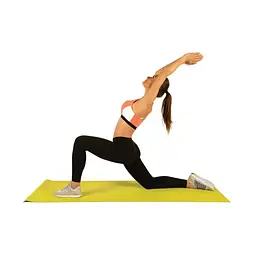 Килимок для йоги Toorx Yoga PVC 173 х 60 х 0,6 см Verde/Antracite (MAT-176) (931138) - мініатюра 3