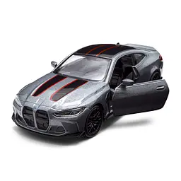 Автомодель BMW M4 CSL 2023 сіра U250436
