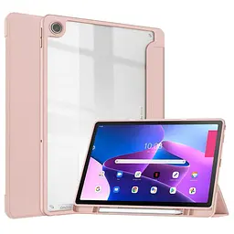 Чохол-книжка BeCover Soft Edge з кріпленням для стілусу для Lenovo Tab M10 Plus TB-125F 3rd Gen /K10 Pro TB-226 10.61" Rose Gold (708369) - мініатюра 2