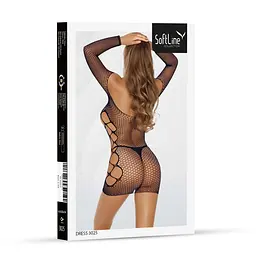 Міні-сукня SoftLine 3025, One Size (чорний) - мініатюра 4