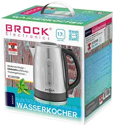 Електрочайник Brock WK 9903 SS 1,7 л сріблястий - мініатюра 2