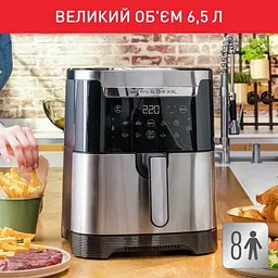 Мультипіч Tefal EasyFry&Grill XXL 1830 Вт чорно-сіра (EY801D15) - мініатюра 15