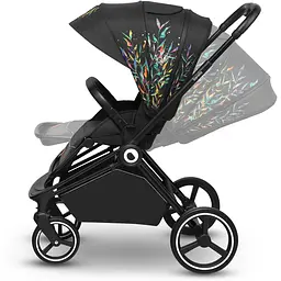 Коляска 3 в 1 Lionelo Mika Dreamin, чорна (LO-MIKA 3IN1 DREAMIN) - мініатюра 10