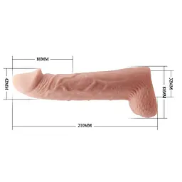Насадка на пеніс BAILE - SEX TOYS BIG MAN Baile BI-026238 102742 - мініатюра 8