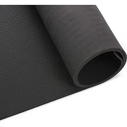 Килимок (мат) для фітнесу та йоги Gymtek Premium TPE 0,5см чорний - мініатюра 10