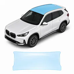 Антигравійна захисна бронеплівка за лекалами для BMW iX1 U11 2022- зона даху