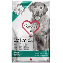 Сухий суперпреміум корм 1st Choice Adult Weight Control Medium and Large Фест Чойс контроль ваги для собак, Курка 10 кг (ФЧСВСККВ10)