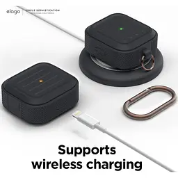 Чохол Elago Armor Case Black для Airpods 3rd Gen чорний (EAP3AM-BK) - мініатюра 4