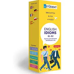 Настільна гра English Student Картки для вивчення англійської мови English Student Idioms B1-B2 (укр.) (591225996)
