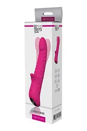 Вібратор Dreamtoys Vibes Of Love Honey Bear 21.5 см рожевий - мініатюра 5