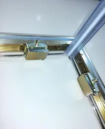 Душова кабіна без піддону Koer Sr SC10-90x90x195-TR-12 прозоре скло Easy Clean 6мм, матове золото KR5943, Золотий, прозорий, золотий - мініатюра 11