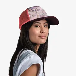 Кепка Buff Trucker Cap, Derama Multi L/XL Рожевий-Бордовий - мініатюра 2